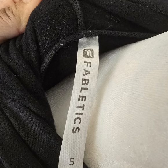 Fabletics Women's Black Yukon Hoodie Sweatshirt Mini Dress Size S - Picture 10 of 11